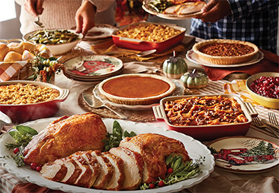 Thanksgiving dinner with all the fixings at Bay View Lutheran Church Nov 24 – 11am-6pm